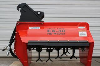 Excavator Flail Mower   EX 30 Fits Bobcat 337 e/w Exchange Coupler 