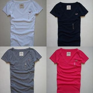 Women Hollister V Neck T Shirts  Different Styles & Sizes  NWT!! Ship 