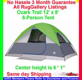 Ozark Trail 12 x 8 DOME CAMPING TENT HEIGHT 6 OUTDOOR TENTS 