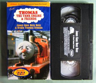   The Tank Engine & Friends JAMES GOES BUZZ BUZZ VHS George Carlin