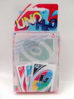 New Family Fun UNO H2O Card Game Playing Card Great For Travel WW