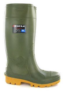 New Mens Cofra Safety Steel Toe Lightweight S4 Wellingtons Boots Size 