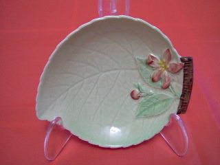 Carlton Ware Hand Painted Porcelain Leaf Dish, made in England 