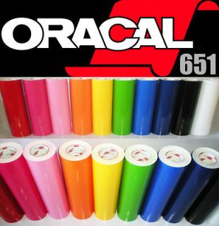 10 Rolls Vinyl Adhesive 12 Oracal 651 Intermediate Calendered Film 