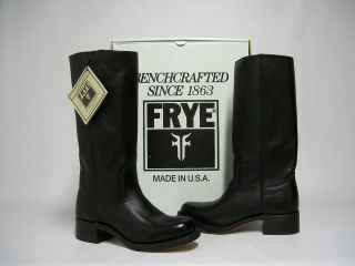 NIB NWT ~~ FRYE Womens CAMPUS 14L Tall Boots BLACK 9 $298