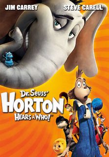 Dr. Seuss Horton Hears a Who DVD, 2009, Movie Cash