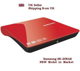 Samsung SE 208AB External Slim DVD RW Drive for Asus Apple Notebook 
