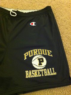 VTG 90s Purdue Boilermakers Basketball Shorts Game Used Team Issued 