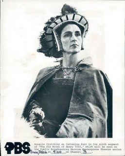 1972 Rosalie Crutchley Catherine Parr Actress Six Wives Henry VIII 
