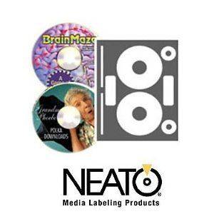 Neato CLP 192121 PhotoMatte CD/DVD Labels   100 CD Labels (50 Sheets)