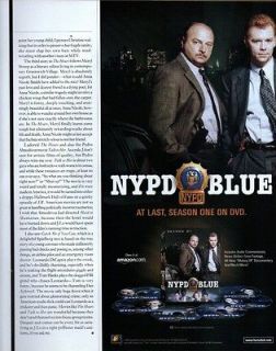 Dennis Franz & David Caruso (NYPD Blue)    2003 Magazine Print Ad 