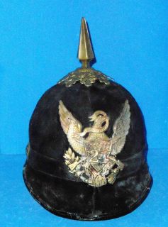 Shako, Enlisted Mans Dress Hat, 1881 Style 24th Infantry (Buffalo 