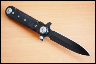 Assisted Assist Knife straight sharp Stiletto Blade BLACK WOOD 