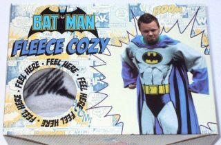 NIB DC Comics Originals Batman Dark Knight Fleece Cozy Blanket with 