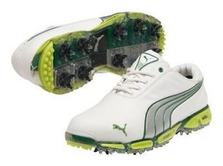   Puma Rickie Fowler Super Cell Fusion Ice WHITE/SILVER Size 9.5 Shoes