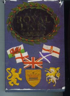 England The Book of Royal Lists by Craig Brown, Lesley Cunliffe (1982 