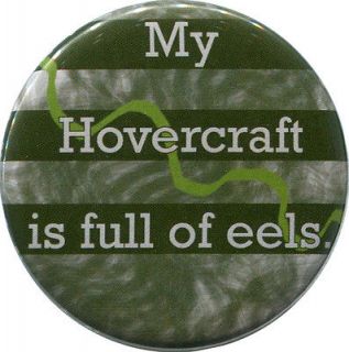Hovercraft is Full of Eels 2.25 Fridge Magnet Monty Pythons Flying 