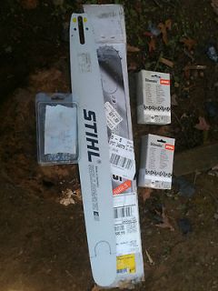 New Stihl 25 ES Pro Bar with 3 Chains 2 New and 1 used