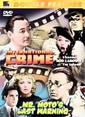 The Shadow International Crime Mr. Motos Last Warning DVD, 2005 