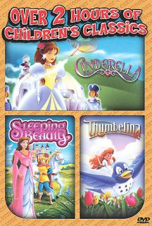 Cinderella Sleeping Beauty Thumbelina DVD, 2003