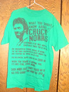 Chuck Norris Fact of the Day Mens L T shirt BROOTAL