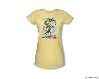 Woody Woodpecker Vintage Woody Officially Licensed Junior Shirt S XL