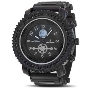   375.01 Charles Raymond XXL Collection Black watch Black IP Case Black
