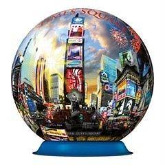 RAVENSBURGER 3D PUZZLEBALL JIGSAW PUZZLE TIMES SQUARE NYC 270 PCS