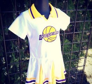Childs Girls Lakers Cheerleader Costume Sz 24m