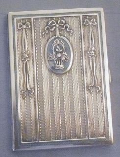 sterling silver cigarette case in Cases