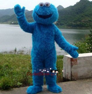 NEW Cookie Sesame street Monster Mascot Costume L Halloween Fancy 