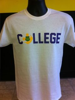 Lambda Chi Alpha Chops White College T shirt T Shirt Tee chops Coat of 