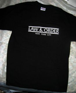 LAW & ORDER New York CIty tv series CAST & Crew Med Tshirt Jack McCoy 