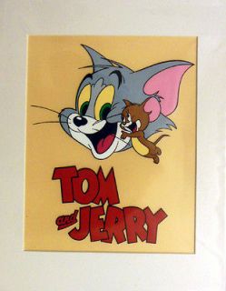 Tom & Jerry Hand Painted Animation Art Cartoon Title Cel #2