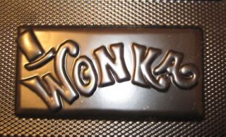 D25 WILLY WONKA CHOCOLATE BAR CHOCOLATE PLASTER MOULD