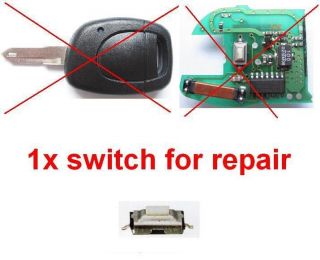 1x renault clio twingo kangoo master switch button for repair keyfob 