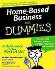 Home Based Business for Dummies by Paul Edwards, Peter Economy and 