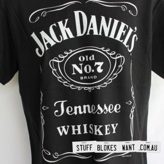 Jack Daniels Classic Label T Shirt genuine official from Australian 