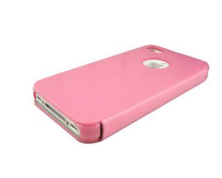 NEW Cheap Combo Leather & PC Hard Flip Case Cover for iPhone 4 4S 4G