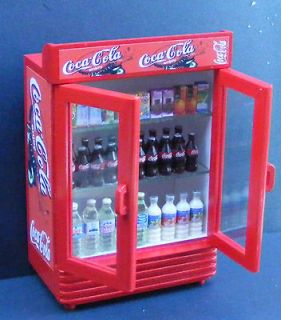 12 Scale Two Door Coca Cola (Coke) Cooler Dolls House Miniature 