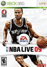   Live 09 2009 Xbox 360 Video Game ESPN EA Sports Competitive Basketball