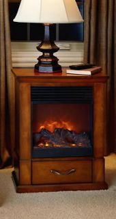   Barrington Electric Fireplace Heater DK WLNUT or PECAN  CLOSEOUT