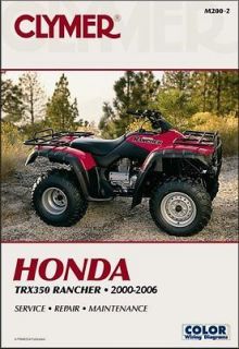 Honda TRX350 TRX 350 Rancher ATV Quad CLYMER MANUAL