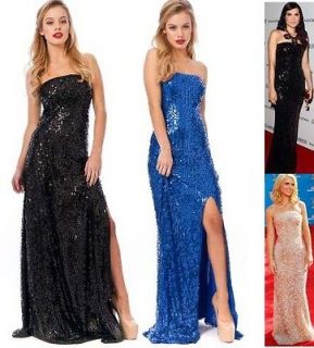   long party evening cocktail dress size 8 10 12 14 16 black red blue