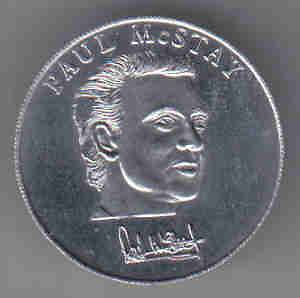   World Cup Italy 1990 Scotland Celtic PAUL MCSTAY old football coin