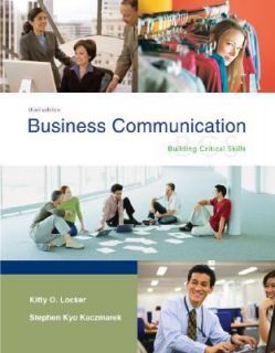 Business Communication Building Critical Skills with BComm GradeMax by 