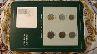 Coin Sets of All Nations Vatican City all 1985 UNC w/ card