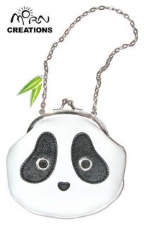 Panda chain purse Pandarama Morn Creations pouch bag