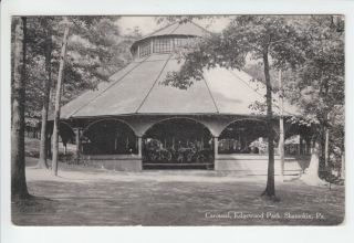 Park Carousel Shamokin Pennsylvania Northumberland County PA Old 