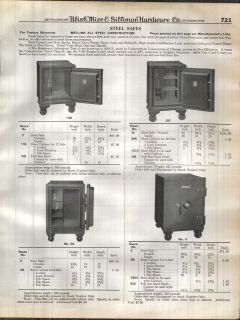 1928 AD Meilink All Steel Safe Safes